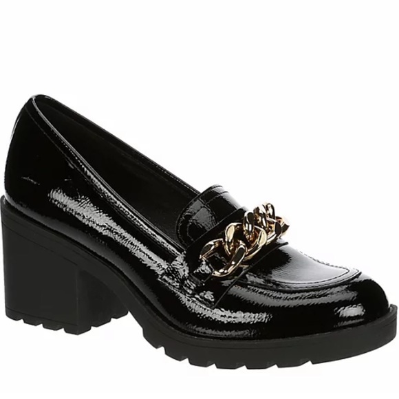 WOMENS chucky heel loafer - Picture 6 of 7